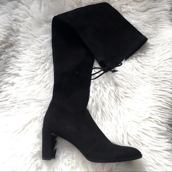 Stuart Weitzman Highland Suede Over The Knee Boots - Picture 3 of 7